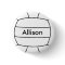 Volleyball Flair Button