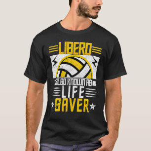 Volleyball For Men And Women Libero Also Known As  T-Shirt
