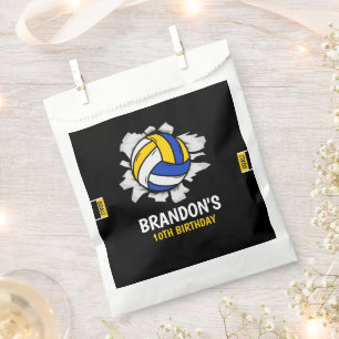 Volleyball Fun Birthday Boy Favour Bags