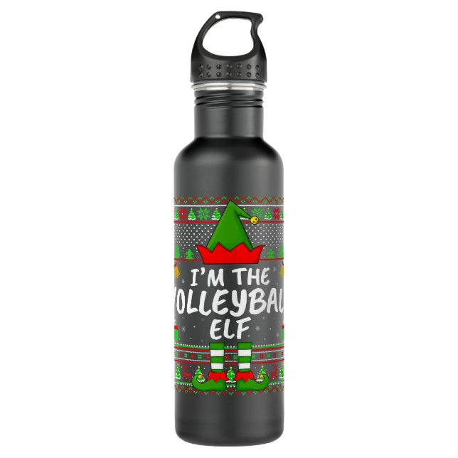 Volleyball Funny Family Matching Ugly Im The Volle 710 Ml Water Bottle (Front)