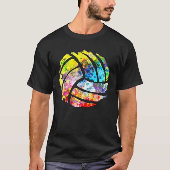 Volleyball Funny Gift For Dad Mum Player Coach T-Shirt (Front)