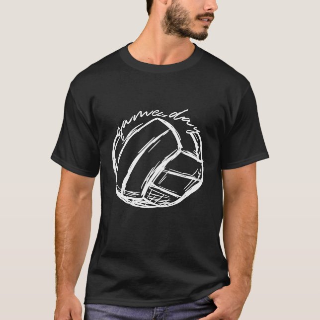 Volleyball Game Day   For Volleyball   1 T-Shirt (Front)