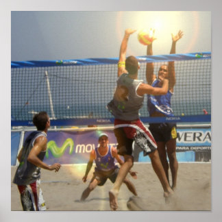 Volleyball Game Poster