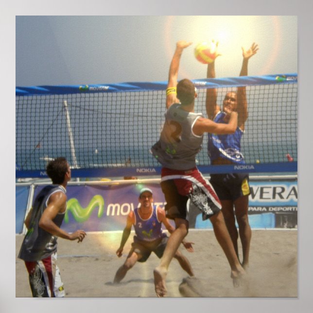 Volleyball Game Poster (Front)