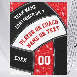Volleyball Gift Ideas for Senior Night, Volleyball Fleece Blanket