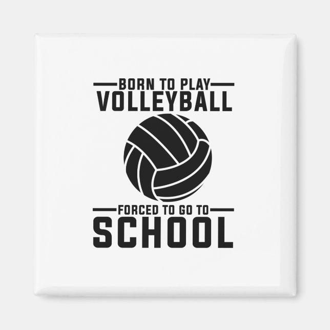 Volleyball Gift Ideas | Volleyball Player Team Magnet (Front)