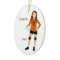 Volleyball Girl Brunette Orange & Black
