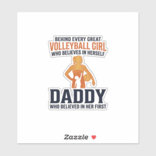 Volleyball Girl Daddy Vintage Engraving Shirt Desi