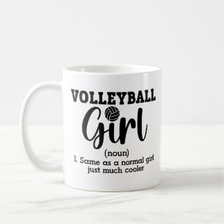 Volleyball Girl Definition Coffee Mug