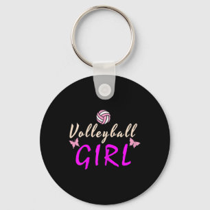 Volleyball Girl Key Ring