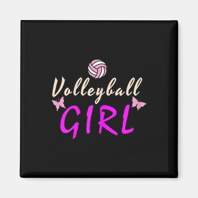 Volleyball Girl  Magnet (Front)