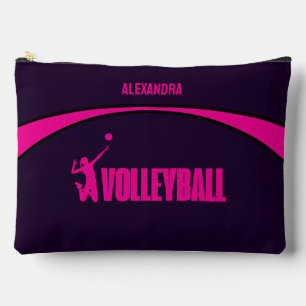 Volleyball Girl Player, Team, Birthday Girl      Accessory Pouch