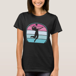 Volleyball Girl Retro Vintage T-Shirt