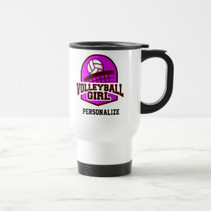 Volleyball Girl Travel Mug