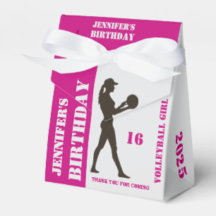 Volleyball Girl, Volleyball Player Gift, Birthday Favour Box