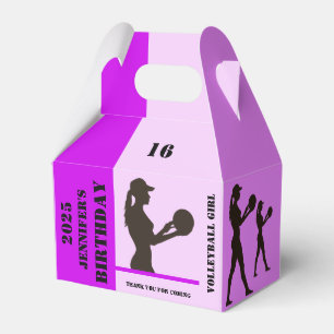 Volleyball Girl, Volleyball Player Gift, Birthday Favour Box