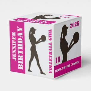 Volleyball Girl, Volleyball Player Gift, Birthday Favour Box