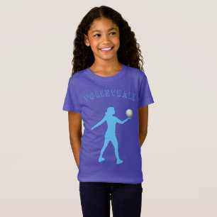 Volleyball Girls T-Shirt w/ Her Name