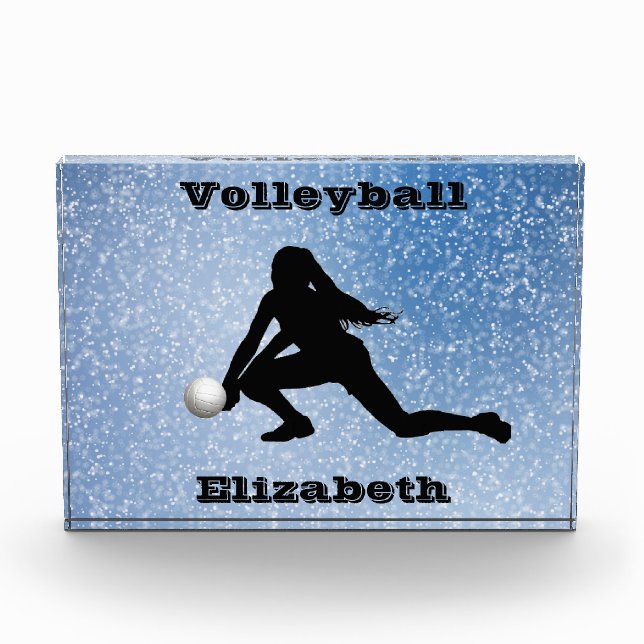 Volleyball Glam  Photo Block (Front)