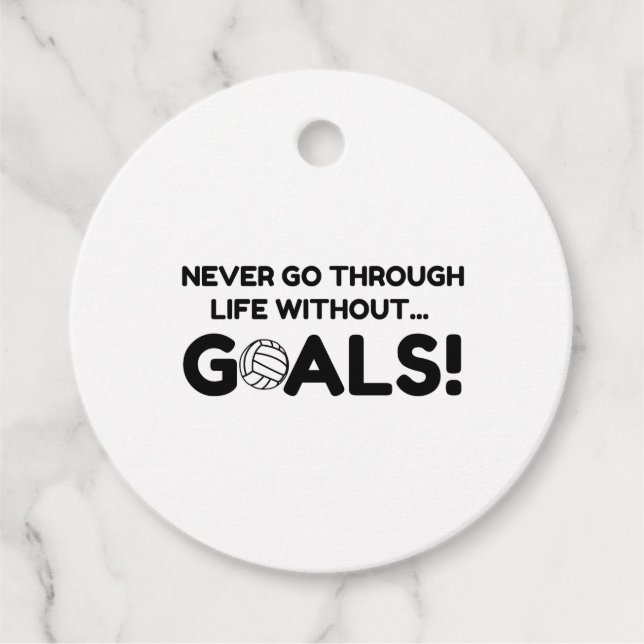 VOLLEYBALL GOALS FAVOUR TAGS (Front)