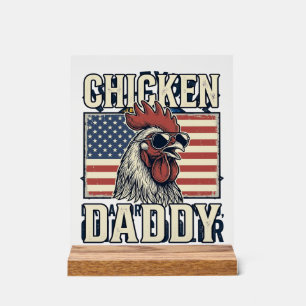 Volleyball Grandad Vintage Funny Shirt Design_1 Acrylic Sign