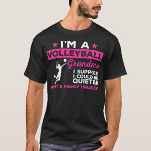 Volleyball Grandma radio play horseman T-Shirt