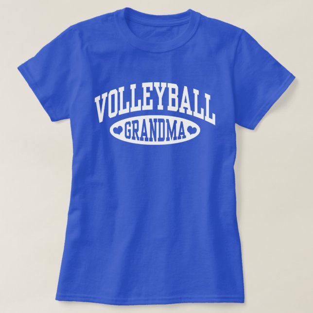 Volleyball Grandma T-Shirt (Design Front)