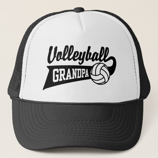 Volleyball Grandpa Trucker Hat (Front)