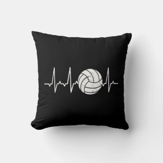 Volleyball Heartbeat Cute Fun  Cushion