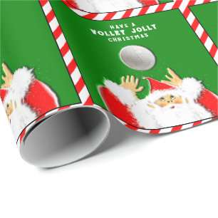 Volleyball Holiday Gift Wrapping Paper