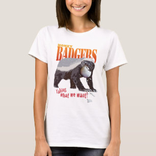 Volleyball Honey Badger T-Shirt