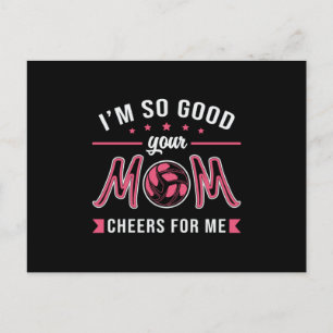 Volleyball I'm So Good Your Mum Cheers Player Gift Postcard