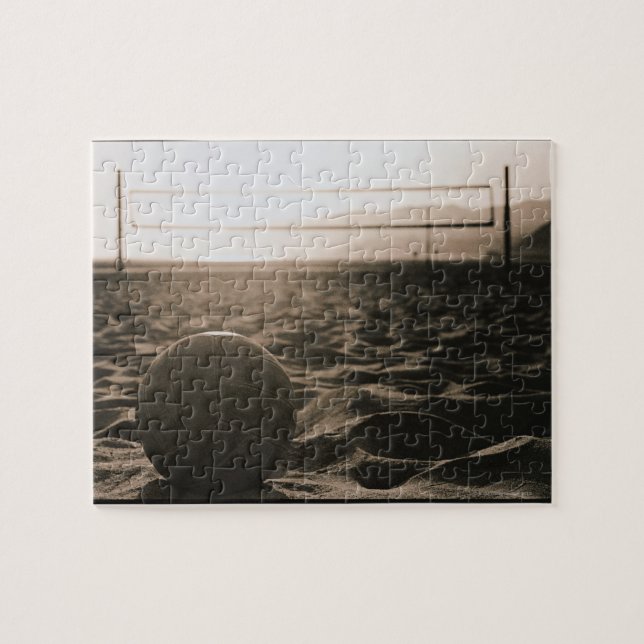 Volleyball in the Sand Jigsaw Puzzle (Horizontal)