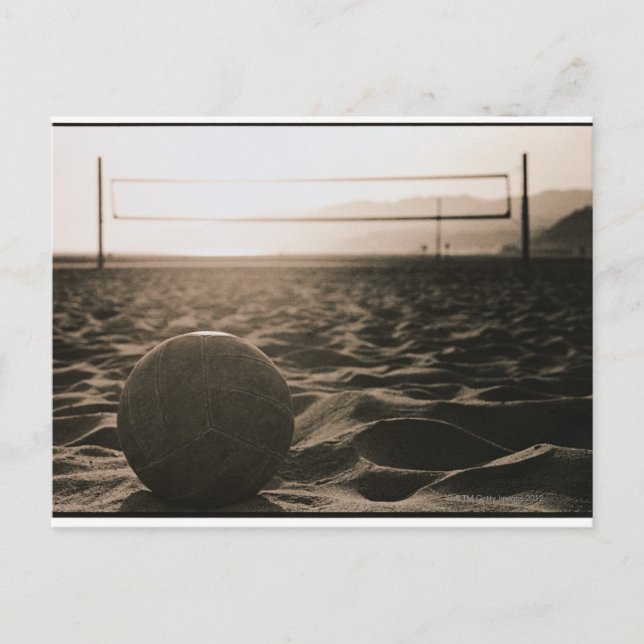 Volleyball in the Sand Postcard (Front)