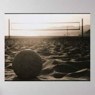 Volleyball in the Sand Poster