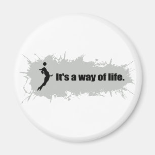 Volleyball is a Way of Life (Female) Magnet