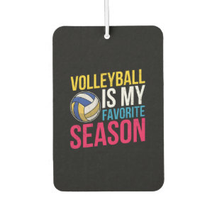 Volleyball Is My Favourite Season Car Air Freshener
