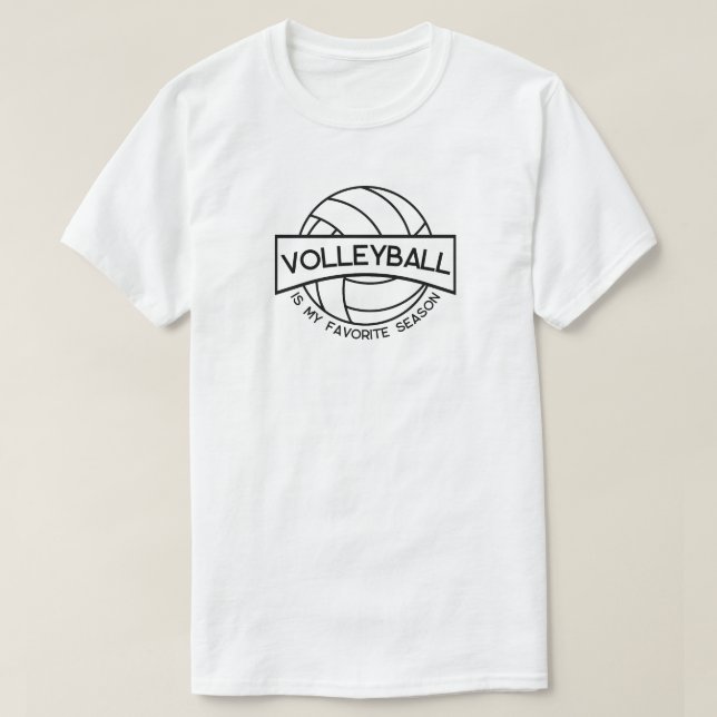 Volleyball is my favourite Season T-Shirt (Design Front)