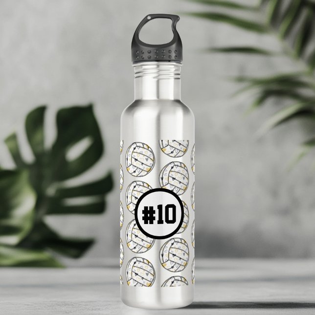 Volleyball Jersey Number 710 Ml Water Bottle (Creator Uploaded)