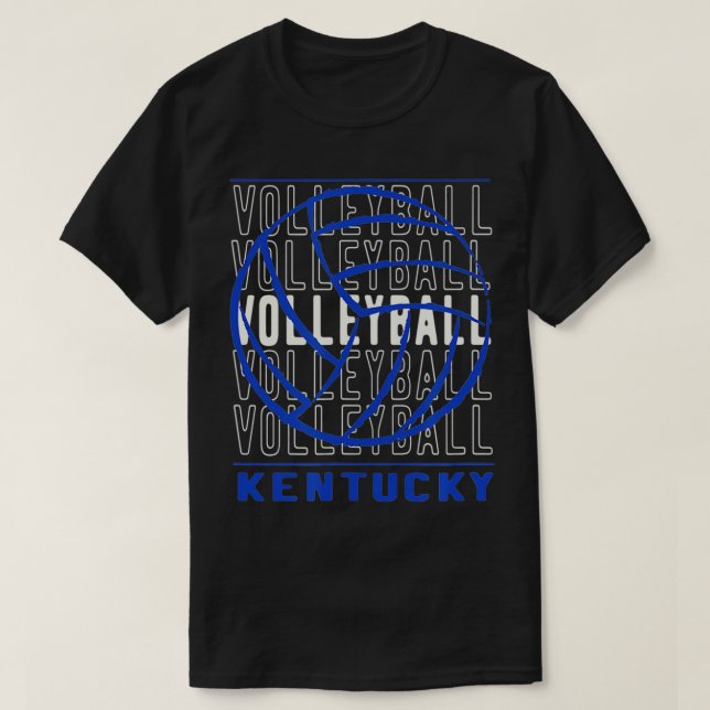 Volleyball Kentucky  T-Shirt (Design Front)