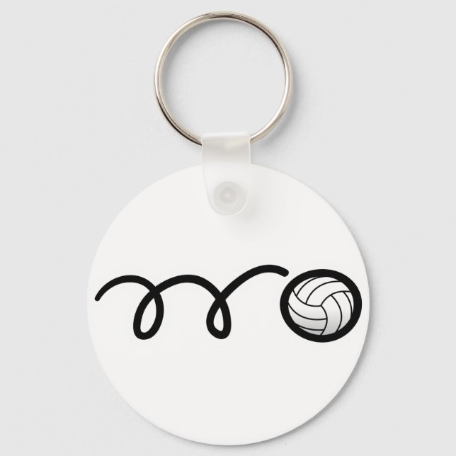 Volleyball Key Ring (Front)