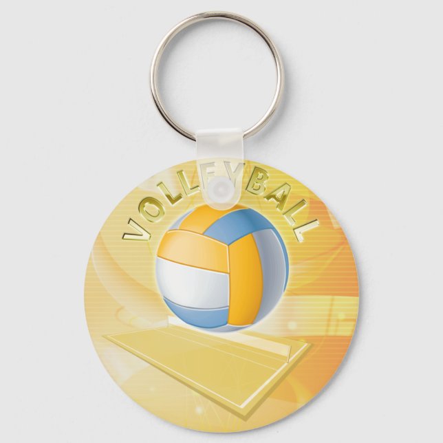Volleyball Key Ring (Front)