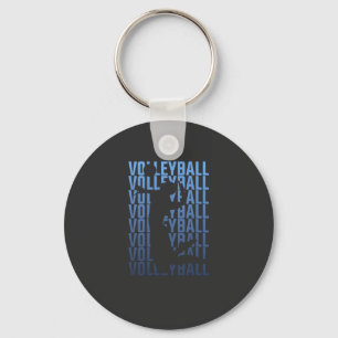 Volleyball Key Ring