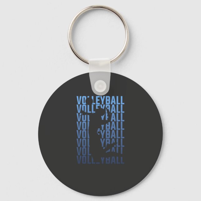 Volleyball Key Ring (Front)