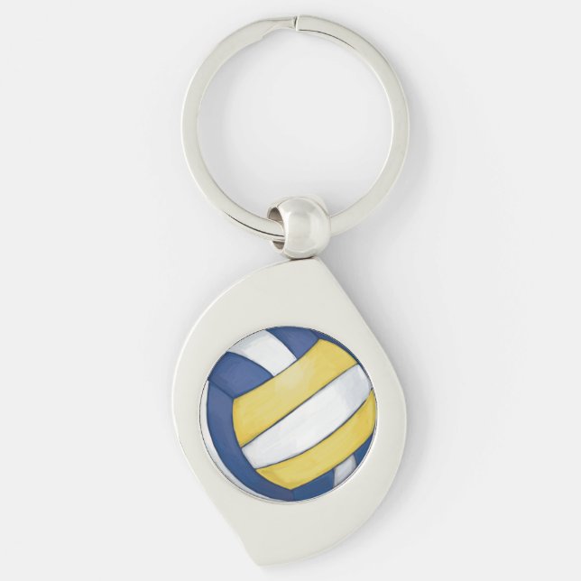 Volleyball Key Ring (Front)