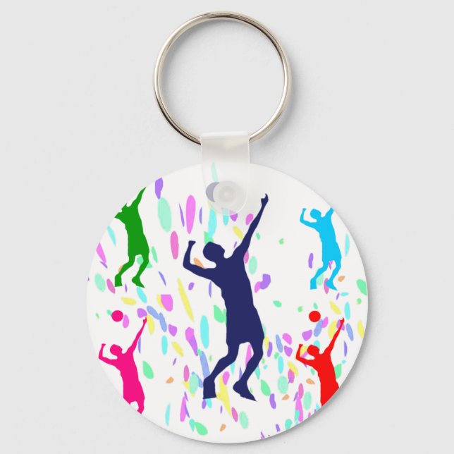 VOLLEYBALL KEY RING (Front)