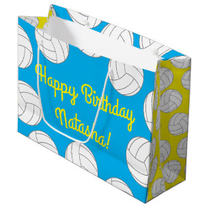Volleyball Kids Birthday Party Sports Large Gift Bag