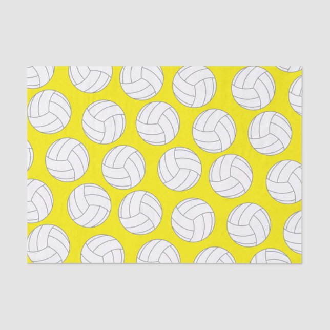 Volleyball Kids Birthday Party Sports Tissue Paper (Front)