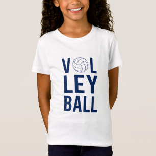 Volleyball Kids Unisex Tee (blue)