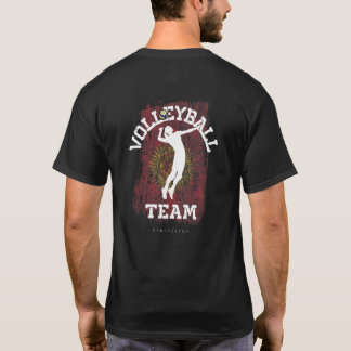 Volleyball Kyrgyzstan Flag Girls Volleyball Women T-Shirt